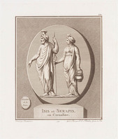 KG 14953
<br/>
Isis en Serapis
<br/>
<em>Klauber, Ignaz Sebastian (1753-1817)</em>